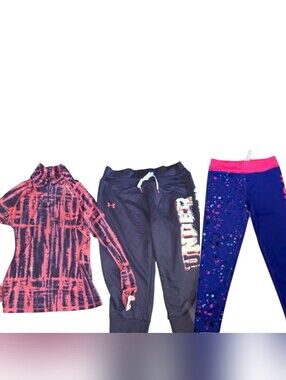 2 Under Armour Capris & Under Armour Shirt